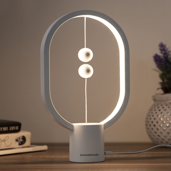 Vyvažovací lampa s magnetickým vypínačem