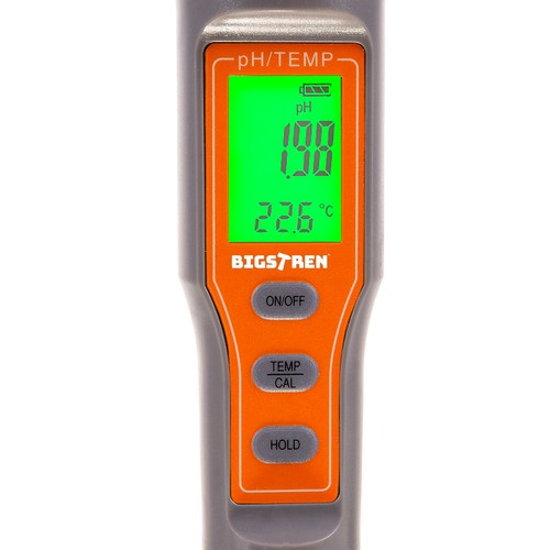 Elektronický pH tester s funkcí ATC a teploměrem
