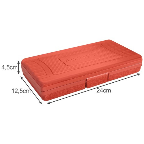 Sada zásuvných klíčů 46 dílů v pouzdru