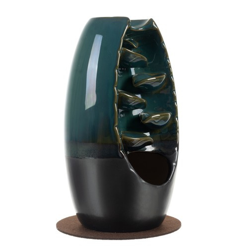 Keramický vonný krb s vodopádem zpětného proudění