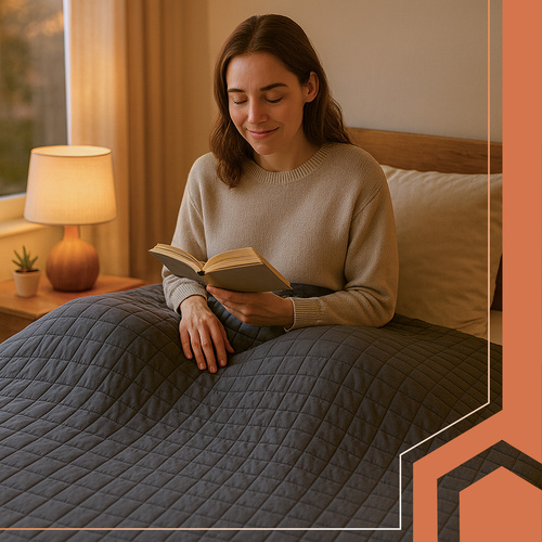 Oboustranná  přikrývka senzorická 10kg 200x220cm