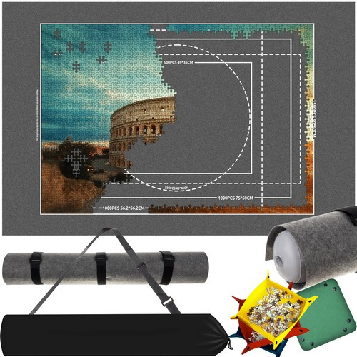 Podložka na puzzle s pouzdrem a pumpičkou