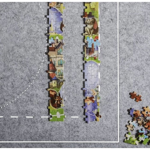 Podložka na puzzle s pouzdrem a pumpičkou