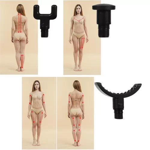 Masážní pistole s 8 masážními hroty